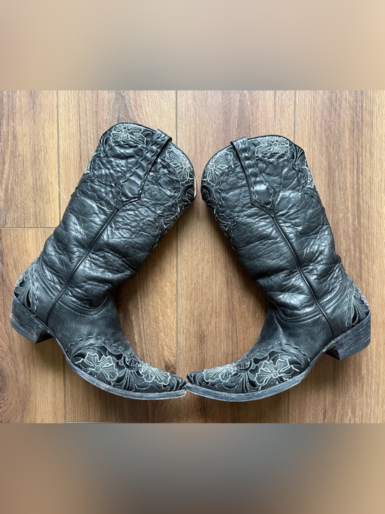 Old Gringo Shoes - Old Gringo Women's Erin Black Embroidered Western Boots Size 9B